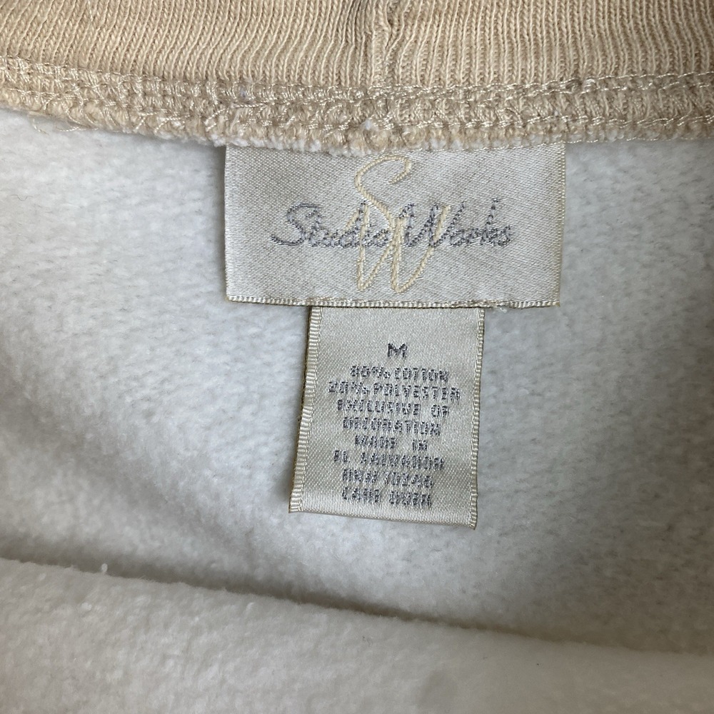 Studio Works Vintage Snowman‎ Caroling Long Sleeve Sweatshirt Size Medium 1425 - Picture 4 of 6